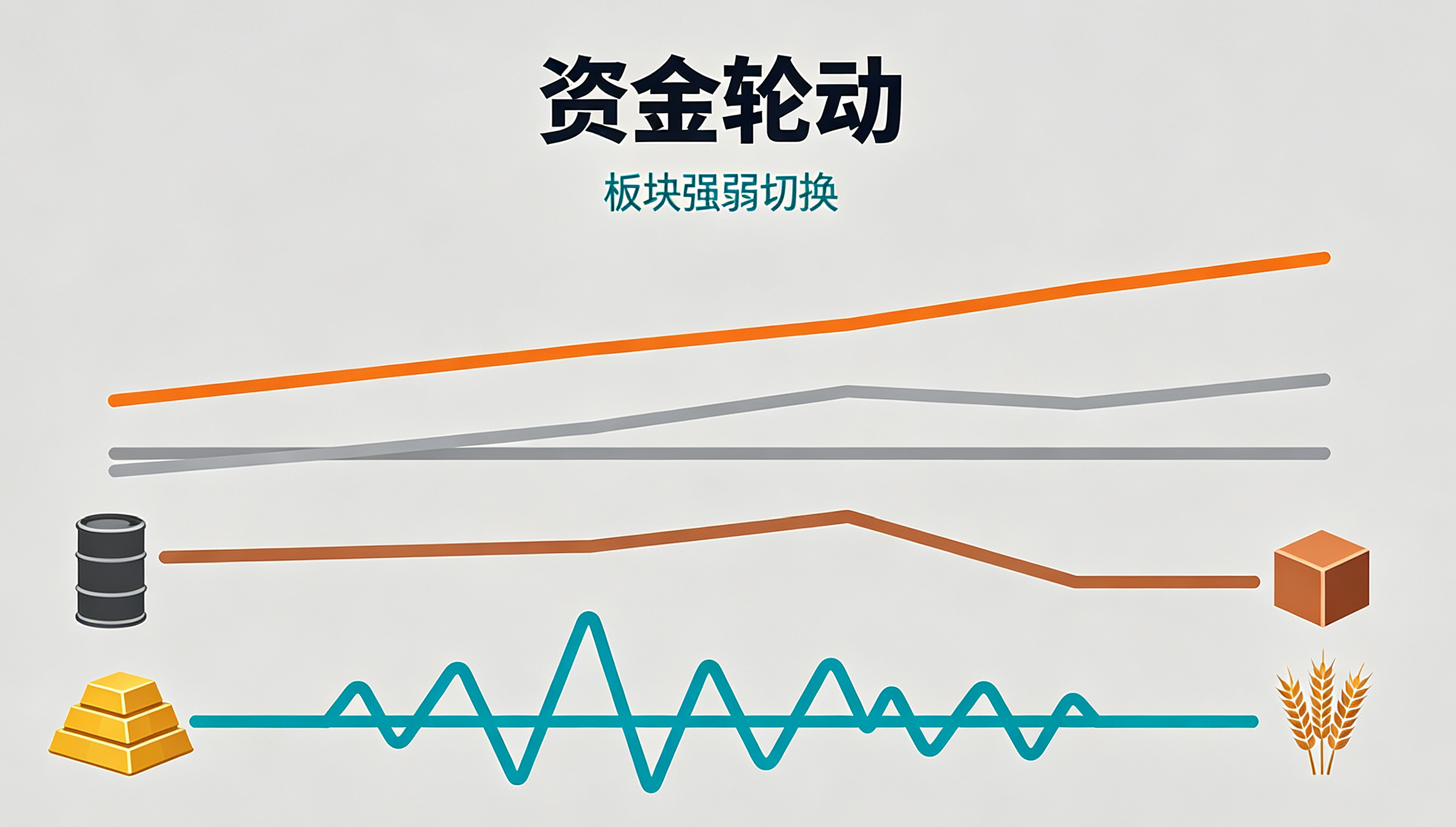 期货 09‑11：不要被短期涨跌绑架，看懂资金取舍才是关键示意图