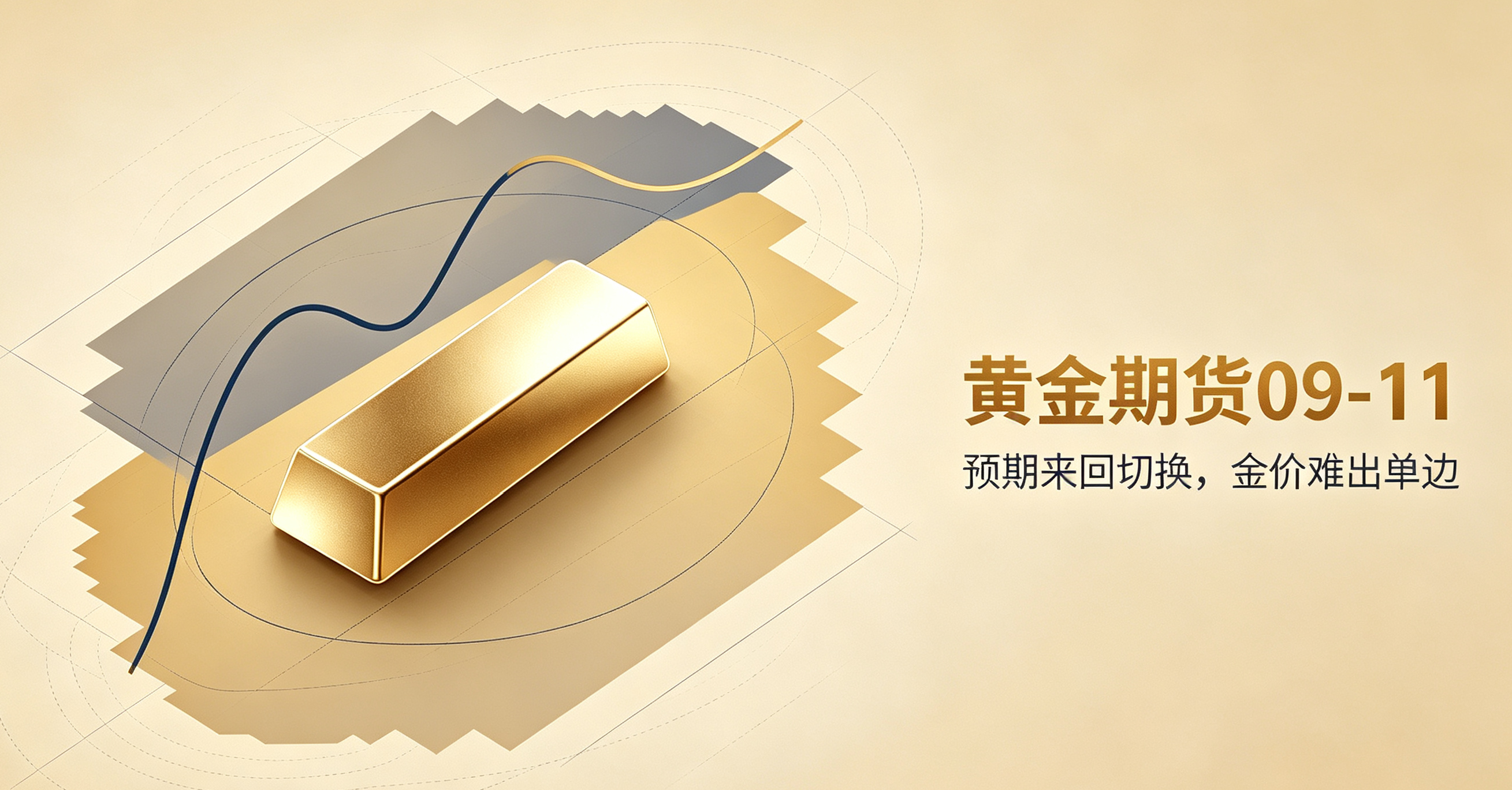 黄金期货 09‑11：资金在预期之间来回切换，金价震荡格局难以打破