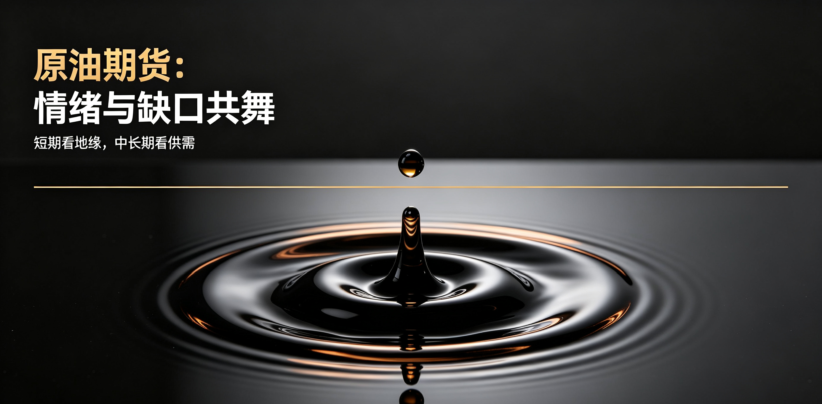 原油期货：高位震荡博弈，地缘情绪+供需缺