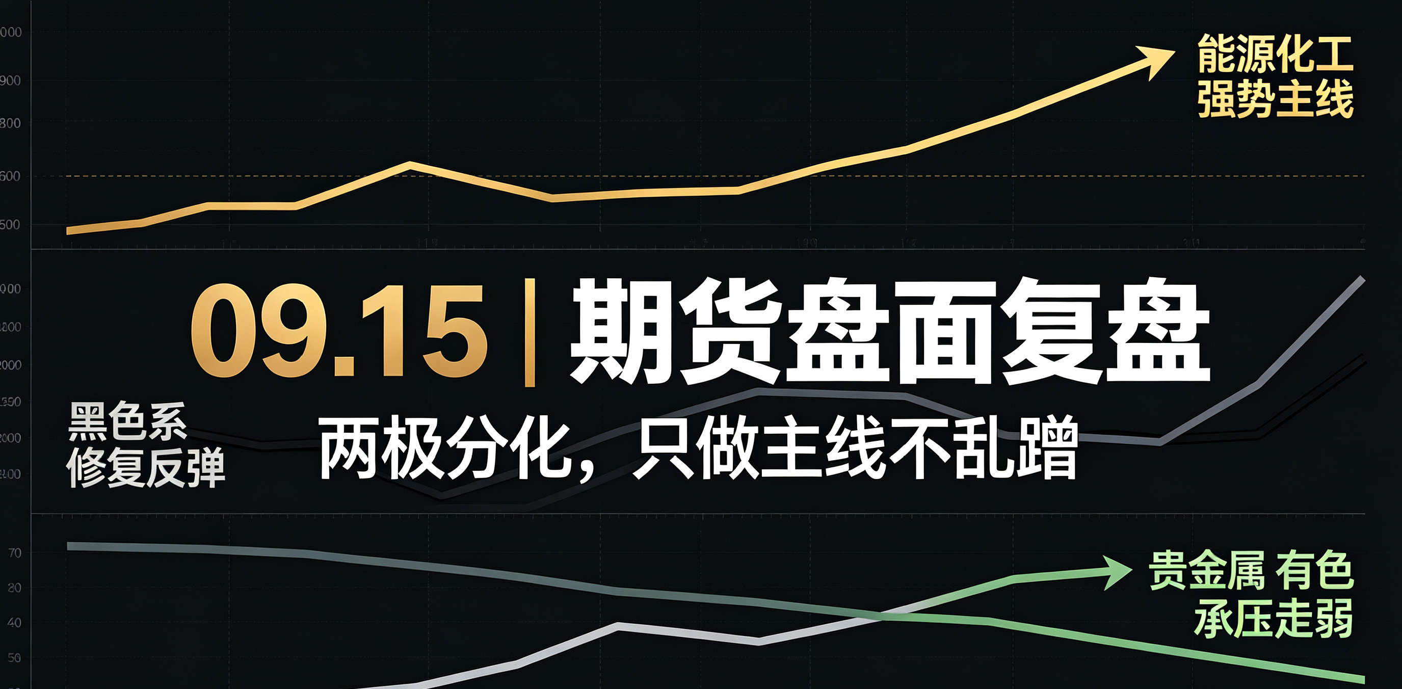期货盘面复盘：强弱极端分化，只做主线不乱