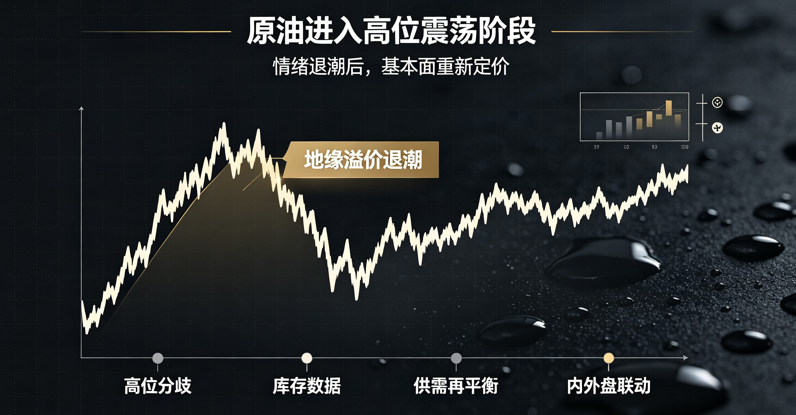 原油宽幅震荡 地缘与库存数据持续左右盘面