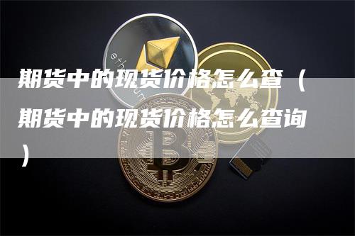 期货中的现货价格怎么查（期货中的现货价格怎么查询）-领航期货