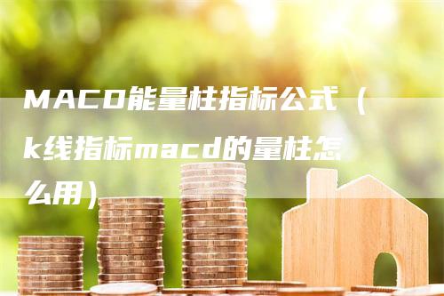 MACD能量柱指标公式（k线指标macd的量柱怎么用）