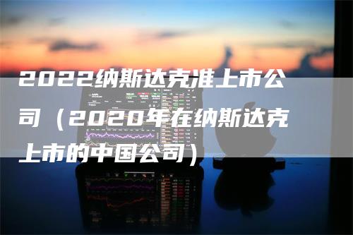 2022纳斯达克准上市公司（2020年在纳斯达克上市的中国公司）-领航期货