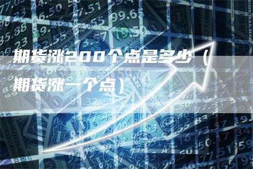 期货涨200个点是多少（期货涨一个点）