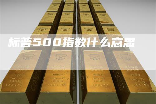 标普500指数什么意思