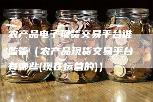 农产品电子现货交易平台谁监管（农产品现货交易平台有哪些(现在运营的)）-领航期货